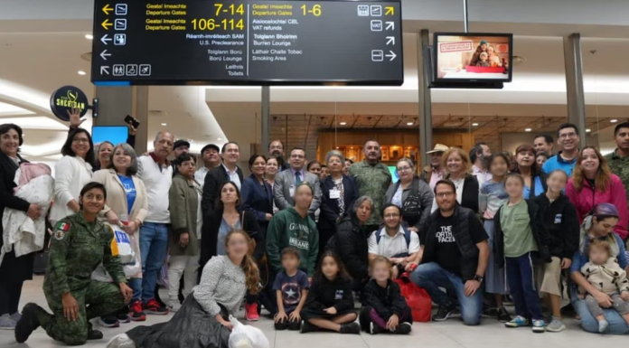 Alicia Bárcena: Cada uno de los 276 mexicanos que viene desde Israel representa vidas salvadas y familias reunidas
