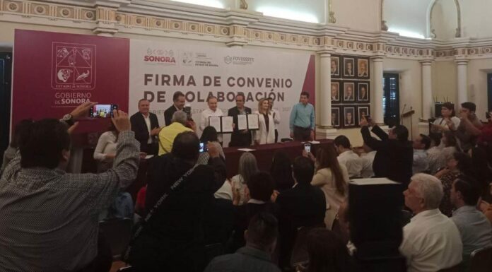 Gobierno del Estado y Fovissste firman convenio para entrega de viviendas