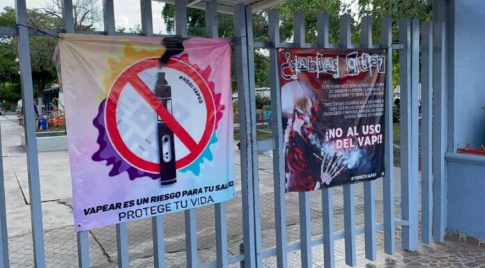 Cobach Obregón va en contra de vapeadores