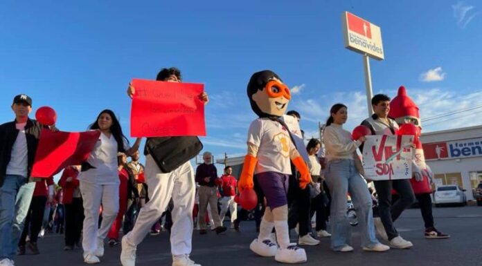 En Cajeme marchan por el Día Mundial de la Lucha Contra el Sida