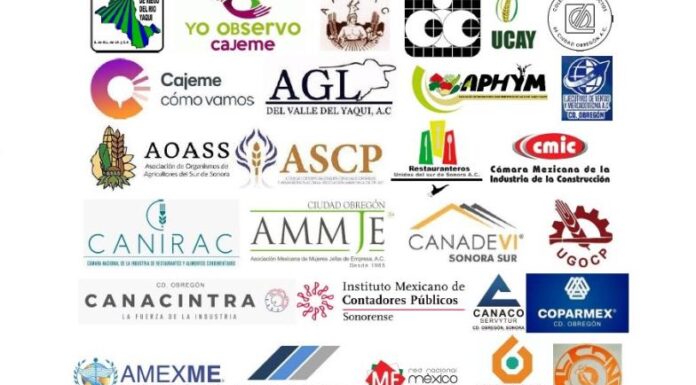 Organismos empresariales de Cajeme piden 500 mdp para el presupuesto 2024