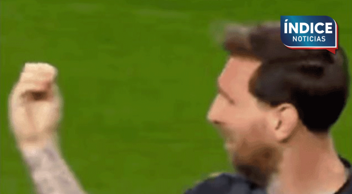 La seña que hizo Messi a la afición americanista tras empatar el partido