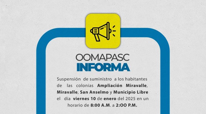 AVISO IMPORTANTE: OOMAPAS DE CAJEME