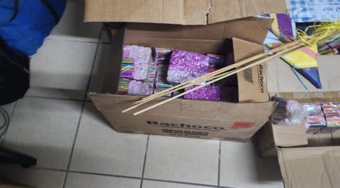 DECOMISAN EN OPERATIVO POR PIROTECNIA ALREDEDOR DE 3 MIL FUEGOS ARTIFICIALES EN CAJEME