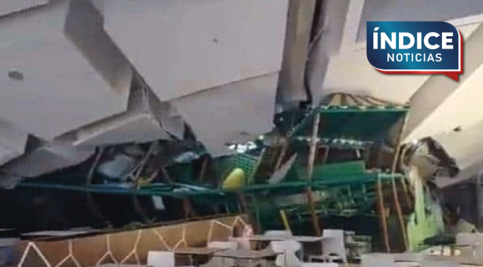Tragedia en Perú; colapsa techo en centro comercial y deja decenas de heridos