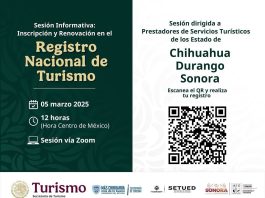 Te invitamos a la Sesión Informativa: Inscripción y Renovación en el Registro Nacional de Turismo.