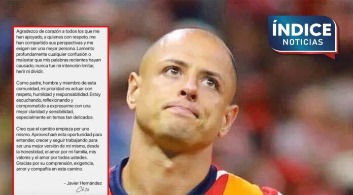 ‘Chicharito’ Hernández ofrece disculpa tras críticas por comentarios