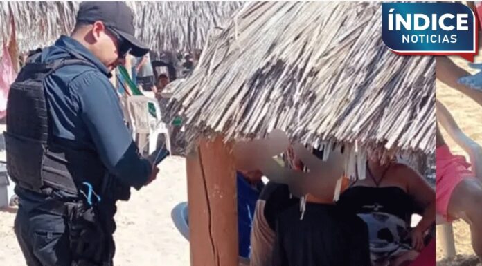 Rescatan a menor extraviado en la playa de Bahía de Kino