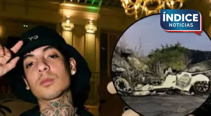 Natanael Cano resultó ileso tras incendiarse camioneta: Los CT