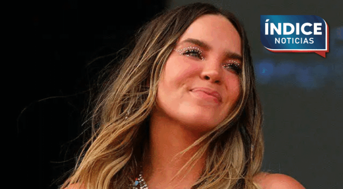 Belinda baja del escenario para abrazar a fan en silla de ruedas