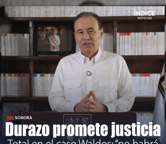 Durazo promete justicia total en el caso Waldos: “no habrá impunidad” ⚖️ 🟢 El mandatario estatal aseguró que se investigará a fondo el incidente ocurrido en Hermosillo.