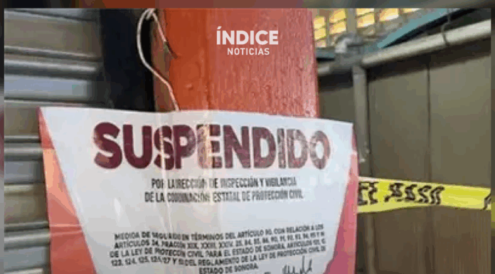 Mercado Municipal de Navojoa, clausurado por riesgo en infraestructura