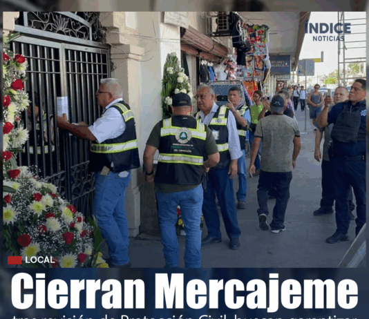 Cierran Mercajeme tras revisión de Protección Civil; buscan garantizar seguridad de locatarios y visitantes 🚨 🟢 El popular mercado fue clausurado temporalmente luego de detectarse observaciones durante una inspección preventiva.