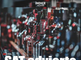 SAT advierte sobre bebidas alcohólicas adulteradas y pide verificar marbetes