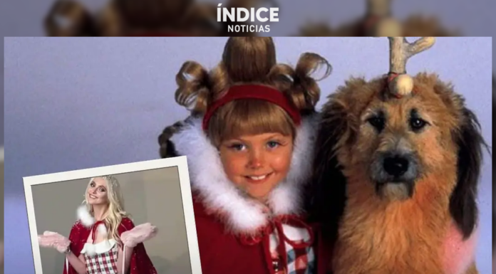 Taylor Momsen vuelve a usar el vestido de Cindy Lou tras 25 años del estreno de «El Grinch»