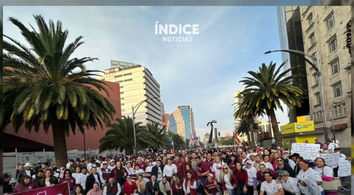 Sonora acompaña a Sheinbaum en el Zócalo para celebrar 7 años de la 4T