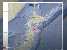Sismo de 7.6 en Japón activa alerta de tsunami y evacúan a más de 13 mil personas