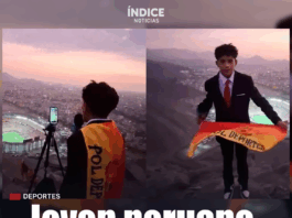 El joven narrador de 15 años que conquistó redes al relatar la final de la Libertadores desde un cerro en Lima