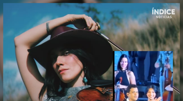 Esmeralda Camacho, la violinista señalada en redes tras concierto de Christian Nodal