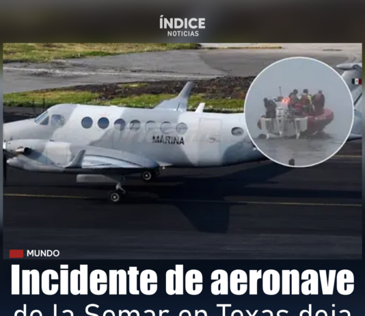 Incidente de aeronave de la Semar en Texas deja saldo de dos fallecidos
