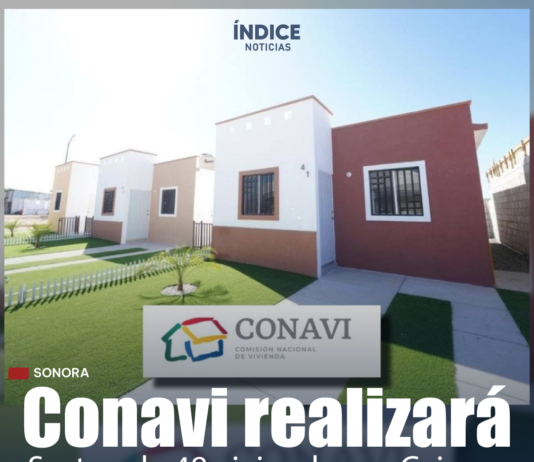 Sortearán 48 casas de Conavi en Cajeme este diciembre