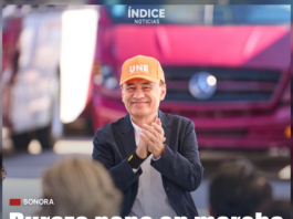 Durazo pone en marcha 49 nuevas unidades de transporte urbano en Hermosillo