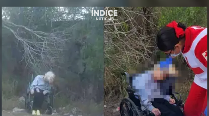 Localizan con vida a adulta mayor abandonada en carretera con signos de hipotermia