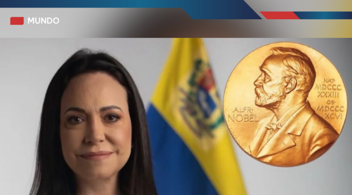 MACHADO MIRA AL NOBEL María Corina Machado planteó compartir el Premio Nobel de la Paz con Donald Trump. SECCIÓN: INTERNACIONAL