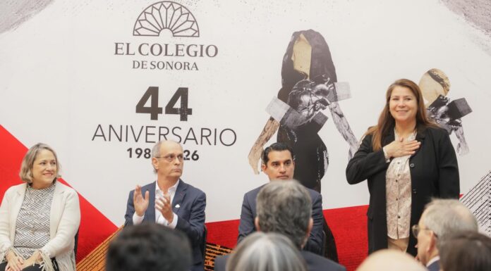 Diputada presidenta participa en actividades del ColSon por su 44 aniversario