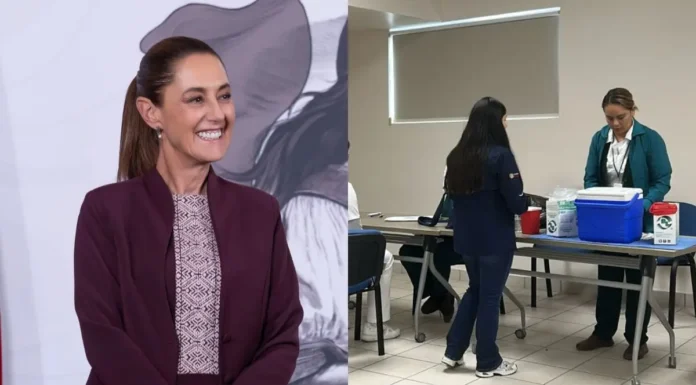 Sheinbaum acelera vacunación contra el sarampión
