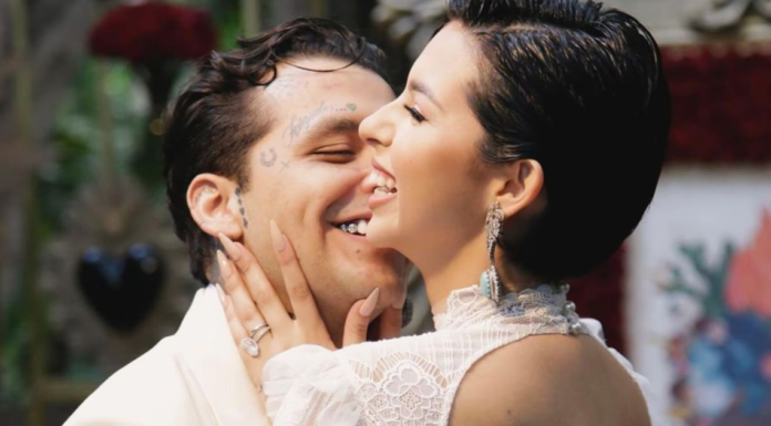 Christian Nodal explica por qué se pospuso su boda religiosa con Ángela Aguilar