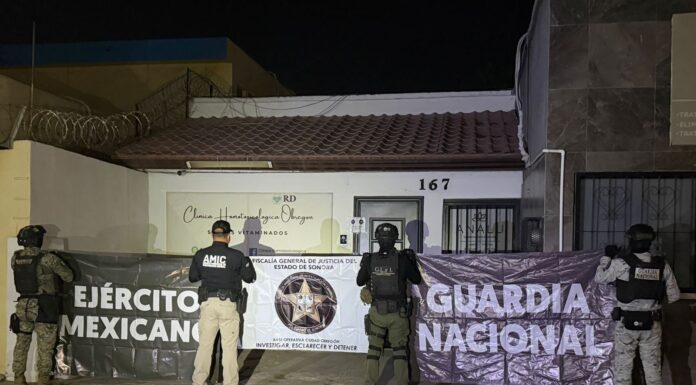 Cateo en Ciudad Obregón: aseguran sueros en investigación
