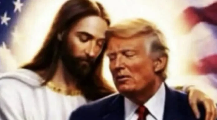 TRUMP REAVIVA POLÉMICA AL DIFUNDIR IMAGEN CON JESÚS TRAS BORRAR PUBLICACIÓN ANTERIOR