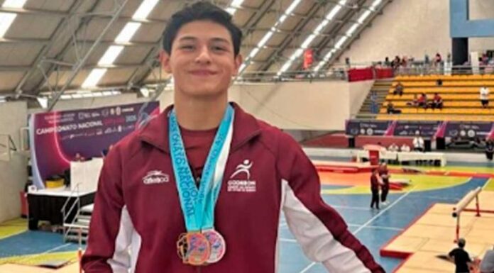 SONORENSE SAÚL VALENZUELA DESTACA EN GIMNASIA NACIONAL Y APUNTA A LOS JUEGOS OLÍMPICOS JUVENILES