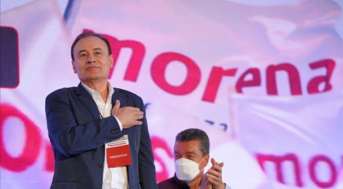 ALFONSO DURAZO TOMA PROTESTA A ARIADNA MONTIEL EN MORENA