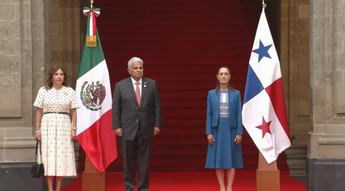 SHEINBAUM RECIBE AL PRESIDENTE DE PANAMÁ EN PALACIO NACIONAL; CANAL DE PANAMÁ SERÁ TEMA CENTRAL DE LA REUNIÓN