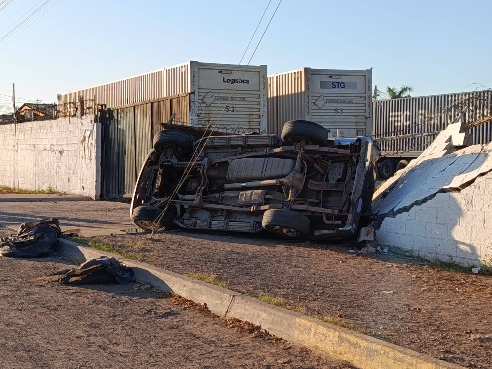 CHOCÓ CONTRA LA PARED Y TERMINA EN HOSPITAL