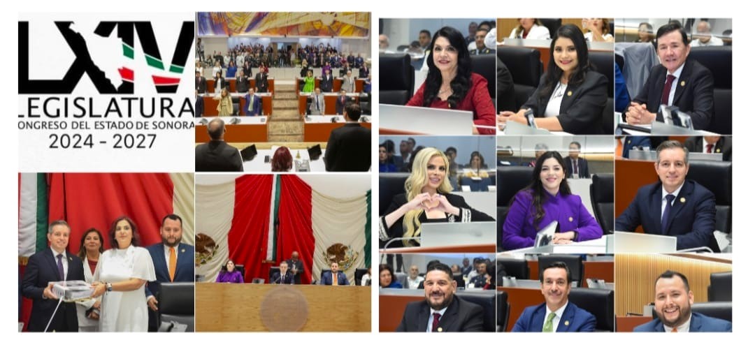 Rinde protesta la 64 Legislatura del Congreso de Sonora
