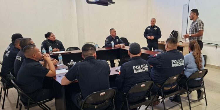 Fortalecen la Seguridad Municipal  de Cananea  mediante capacitación permanente