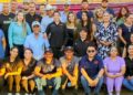 Alcaldesa Esmeralda González atiende a familias en el »Día del Pueblo» en la colonia Leyes de Reforma 2 de Cananea