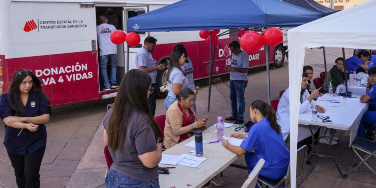 Realiza Isssteson campaña de donación voluntaria de sangre en Hermosillo