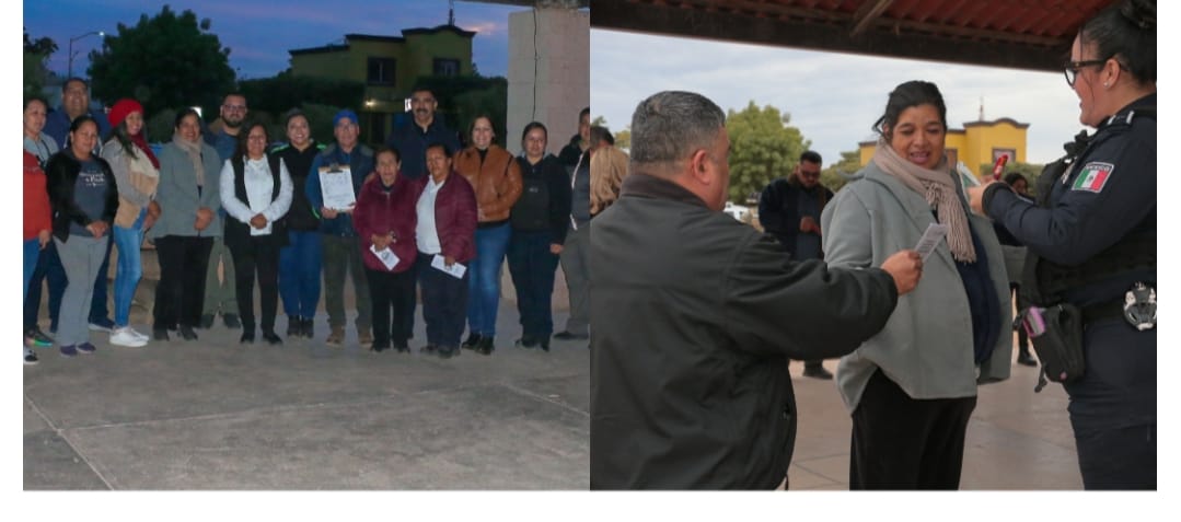 FORMAN COMITÉ DE SEGURIDAD VECINAL EN LA POSADA DEL SOL EN CAJEME