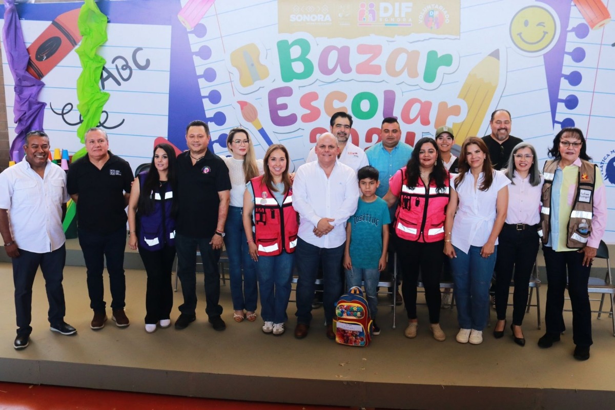 Gobierno de Sonora realiza con éxito segundo Bazar Escolar 2024 en HMO