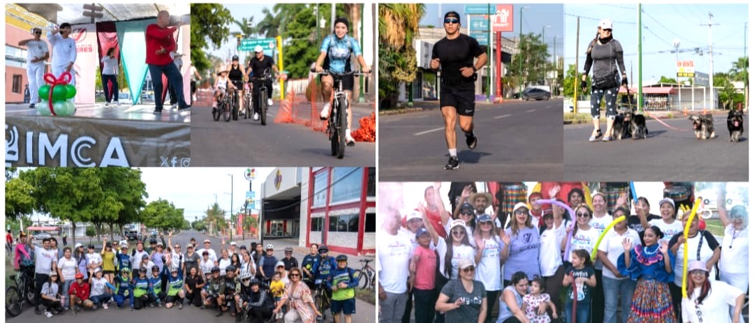 CON ARTE, CULTURA Y DEPORTE SE REALIZA “DOMINGUEANDO EN BICI Y +”