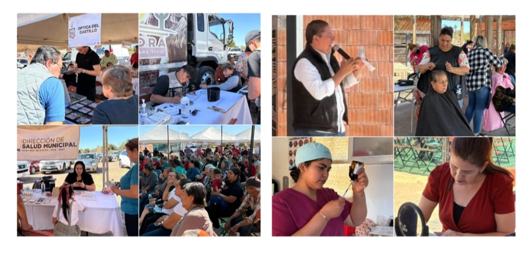 REALIZAN EN CAJEME CUARTA JORNADA DE SERVICIOS DEL PROGRAMA BIENESTAR EN TU COLONIA EN ESTACIÓN CORRAL