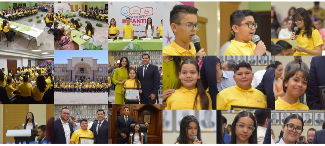 INSTALAN EN CAJEME CABILDO INFANTIL 2024