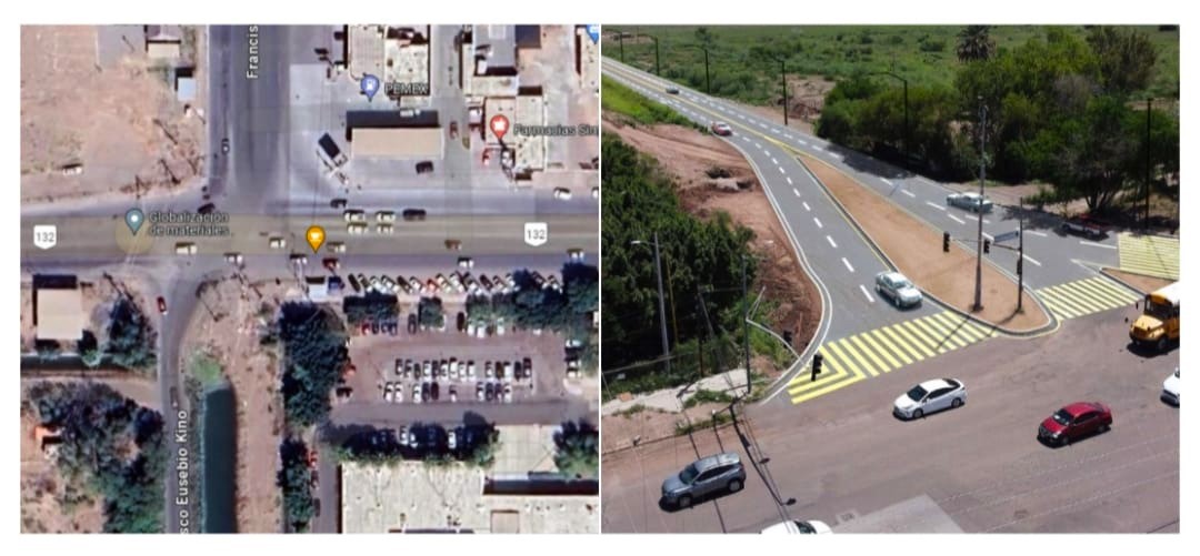 En Cajeme Avanza Proyecto de Mejoramiento de Vialidades