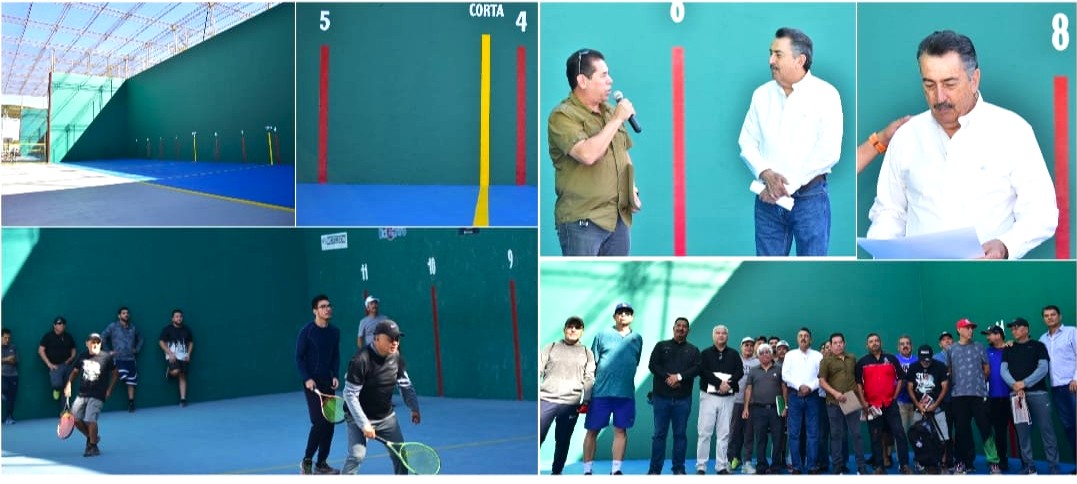 ENTREGA LAMARQUE CANCHA REHABILITADA DE FRONTÓN EN EL DEPORTIVO ÁLVARO OBREGÓN