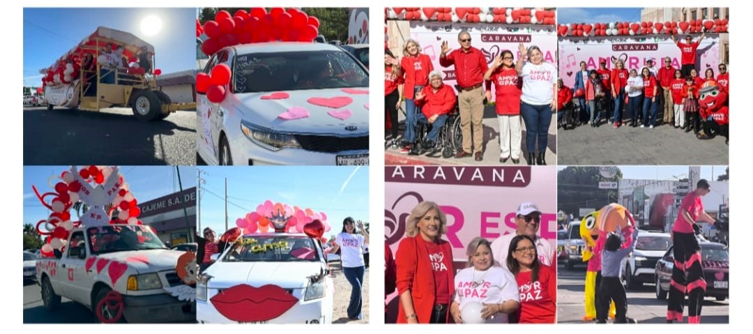 ASISTEN CIENTOS DE CAJEMENSES A LA CARAVANA «AMOR ES PAZ»