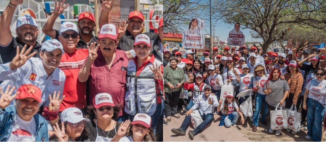 Celida López y Froylán Gámez ya sumaron Puerto Peñasco al Plan C